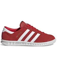 Sneakersy damskie - Buty adidas Originals Hamburg GX3172 - czerwone - miniaturka - grafika 1