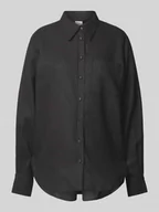 Koszule damskie - Bluzka lniana z kieszenią na piersi model ‘YASFLAXY’ - miniaturka - grafika 1