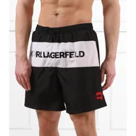 Kąpielówki męskie - Karl Lagerfeld Szorty kąpielowe ikonik 2.0 | Regular Fit - miniaturka - grafika 1