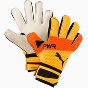 Piłka nożna - Puma Rękawice bramkarskie Evo Power Grip 2.3 RC biało-pomarańczowo-żółte 041222 35 - miniaturka - grafika 1