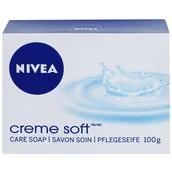 Mydła - Nivea Kremowe Mydło w kostce Creme Soft 100g - miniaturka - grafika 1