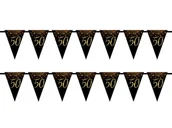 Balony i akcesoria - BANER GIRLANDA PAPIEROWA 50 URODZINY 5 M - miniaturka - grafika 1