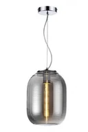 Lampy sufitowe - Emily - lampa wisząca czarny chrom. 1xE27 337601-02 - miniaturka - grafika 1