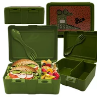 Lunch boxy - Pojemnik Na Kanapki Z Przegródkami Dla Dzieci Szkoły - miniaturka - grafika 1