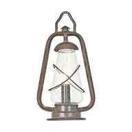 Lampy ogrodowe - Elstead Lighting Lampa na cokół MINERS w stylu lampy górniczej - miniaturka - grafika 1