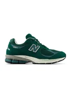 Trampki męskie - New Balance Skórzane sneakersy "2002R" w kolorze zielonym - miniaturka - grafika 1