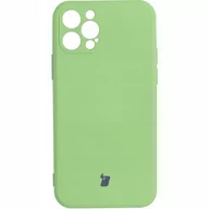 Etui i futerały do telefonów - Bizon Etui Case Silicone iPhone 12 Pro jasnozielone BCSIP12PLGN - miniaturka - grafika 1