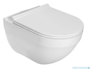 Roca Hebe miska WC wisząca Rimless biała A346136000 - Kompakty WC - miniaturka - grafika 1