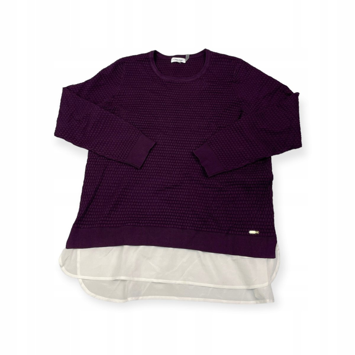 Bluzka damska na długi rękaw CALVIN KLEIN L