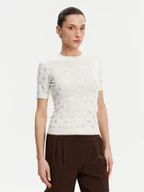 Swetry damskie - Guess Sweter W5GR20 Z3D60 Écru Regular Fit - miniaturka - grafika 1