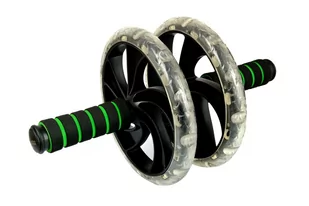 Kółko do ćwiczeń podwójne roller Majestic Sport - Akcesoria do masażu - miniaturka - grafika 1