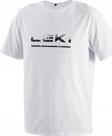 Koszulki męskie - Leki LE T-shirt z LOGO LEKI white-black S - miniaturka - grafika 1