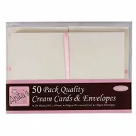 Scrapbooking - Zestaw kart i kopert Anita`s A6 50 sztuk kremowe - miniaturka - grafika 1