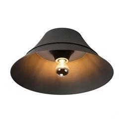 Spotline BATO 45 E27 sufitowa czarna 1000443 - Lampy sufitowe - miniaturka - grafika 1