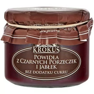 Krokus Powidła Czarna Porzeczka-Jabłko Bez Cukru 310g - Krokus smaknatury-KROPOWCZARNAP - Konfitury, marmolady, powidła - miniaturka - grafika 1