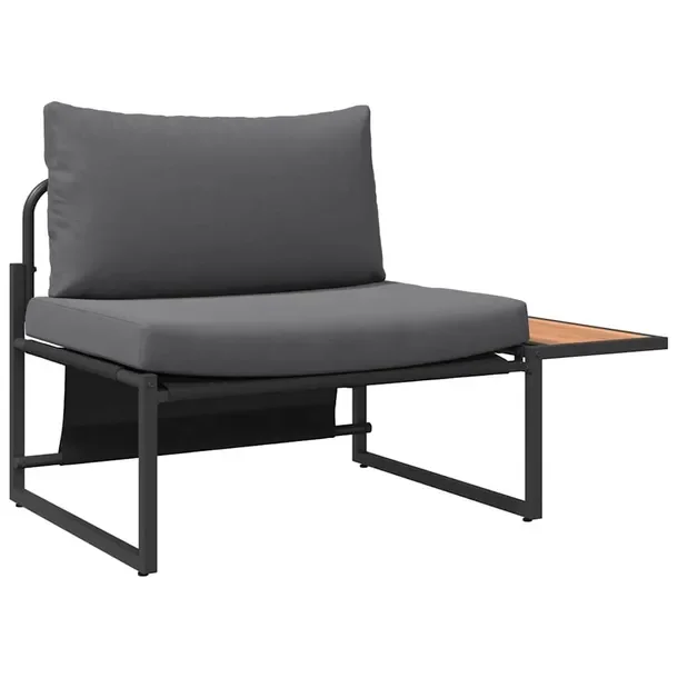 Modułowe Meble Ogrodowe Antracytowe 70 x 117,5 x 68 cm