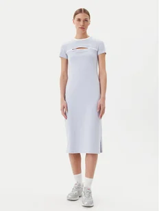 Puma Sukienka codzienna Ess Cut-Out 629769 Błękitny Slim Fit - Sukienki - miniaturka - grafika 1
