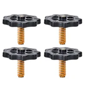 Filamenty i akcesoria do drukarek 3D - Zestaw do poziomowania gorącego łoża, ręcznie skręcana nakrętka, nakrętka poziomująca, nakrętka poziomująca M4, części do drukarek 3D - miniaturka - grafika 1