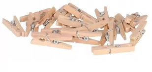 Klamerki Drewniane Spinacze Naturalne 24Szt 3Cm - Dekoracje domu - miniaturka - grafika 1