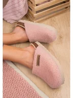 Klapki i japonki damskie - billowy Chodaki w kolorze jasnoróżowym - miniaturka - grafika 1
