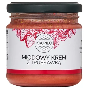 Miód z truskawką Krupiec 250g - Miód - miniaturka - grafika 1