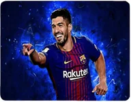 Podkładki pod mysz - Podkładka pod myszkę LUIS SUAREZ + imię - miniaturka - grafika 1