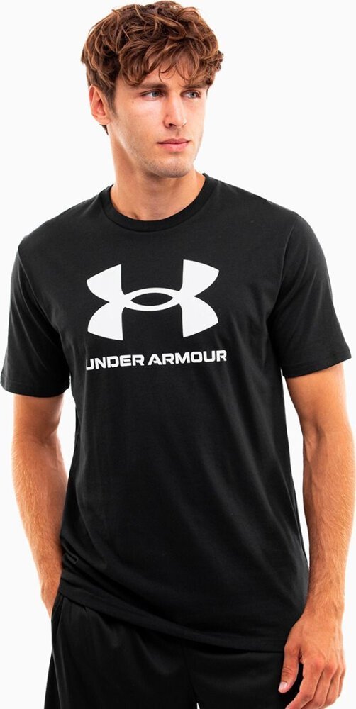 Under Armour Koszulka męska Under Armour Sportstyle Logo czarna 1382911 001 M