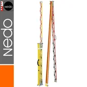 Sprzęt geodezyjny - Łata drewniana z libellą 4m EXQUISIT NEDO - miniaturka - grafika 1