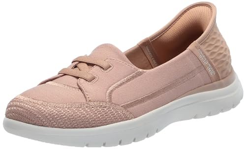 Skechers On-The-go Flex-Top Notch płaskie klapki damskie, Caramel, 37.5 EU