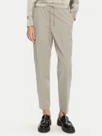 Spodnie damskie - Marella Spodnie materiałowe Cammino 2423136045 Beżowy Regular Fit - miniaturka - grafika 1