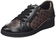 Sneakersy damskie - ARA sneakersy damskie lazio, Czarny moro marrone, 36.5 EU - miniaturka - grafika 1