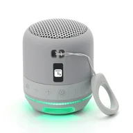 Głośniki przenośne - Techly ICASBL94GR GŁOŚNIK BLUETOOTH LED SZARY - miniaturka - grafika 1