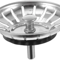 Korki do umywalek - Korek spustowy zlewu, uniwersalny korek spustowy do zlewu kuchennego, korek spustowy zlewu, stal nierdzewna, średnica 78 mm - miniaturka - grafika 1