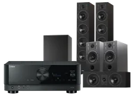 Kino domowe - Yamaha RX-V6A (czarny) + Diva 6 + 3 + 7 (czarny) + Basso 880 (czarny) - miniaturka - grafika 1