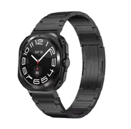 Akcesoria do smartwatchy - Opaska pasek bransoleta TITANIUM "4" do Samsung Galaxy Watch ULTRA 47mm czarna - miniaturka - grafika 1