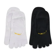 Skarpetki damskie - Zestaw 2 par stopek unisex Vibram Fivefingers Ghost S15G12P Biały - miniaturka - grafika 1