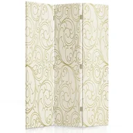 Parawany - Parawan dwustronny obrotowy FEEBY, Abstrakcja Beżowy 110x170 - miniaturka - grafika 1