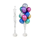 Balony i akcesoria - Stelaż na bukiet z 13 balonów 130cm - Godan - miniaturka - grafika 1