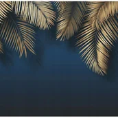 Fototapety - Fototapeta Liście Wiszące Abstrakcja 350x250 cm Tapeta Do Sypialni Salonu Kuchni Na Flizelinie - miniaturka - grafika 1