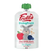 Desery dla dzieci - Natura Nuova Przecier owocowy jabłko - borówka - owies bez dodatku cukrów od 6 miesiąca 100 g Bio - miniaturka - grafika 1