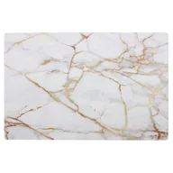 Obrusy i serwetki - Podkładka CALCITE 43 x 28 cm marmur złoty - miniaturka - grafika 1