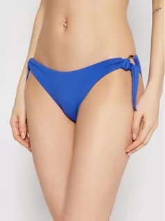 Stroje kąpielowe - Seafolly Dół od bikini Active Ring Side Hipster 40527-058 Fioletowy - grafika 1