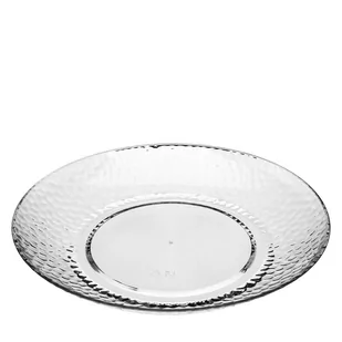 Secret de Gourmet Talerz obiadowy Estiva 27 cm Secret de Gourmet kolor transparentny B07TVYQWWW - Talerze - miniaturka - grafika 1