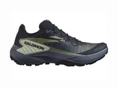 Buty trekkingowe damskie - Damskie buty do biegania Salomon Genesis W Carbon/Grisaille/Aloe Wash  UK 7 - miniaturka - grafika 1