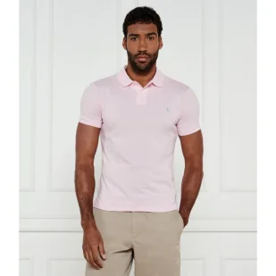 POLO RALPH LAUREN Polo Slim Fit pique - Koszule męskie - miniaturka - grafika 1