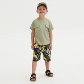 Spodenki dla niemowląt - Reserved - Bawełniane szorty Król Lew - Szary - miniaturka - grafika 1