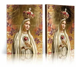 Ikona religijna Matka Boża Fatimska - Ikony i obrazy sakralne - miniaturka - grafika 1