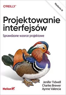 Projektowanie interfejsów., Sprawdzone wzorce projektowe. Wydanie III - E-booki - informatyka - miniaturka - grafika 1