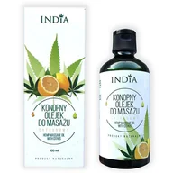 Olejki i świece do masażu - India Konopny olejek do masażu - cytrusowy India, 100 ml - miniaturka - grafika 1