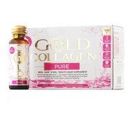 Suplementy diety - Gold Collagen Pure Skin, Hair & Nail Health Liquid Supplement 50 ml x 10 Kolagen do picia - miniaturka - grafika 1